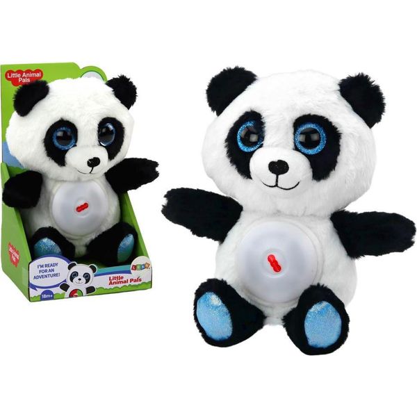 Panda Orsacchiotto Che Dorme Lampada Ninna Nanna Coccolone Mascotte 30 Cm-image