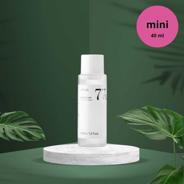 Anua Heartleaf 77% Soothing Toner 40Ml (Mini) - Tonico Lenitivo Per Il Viso-image