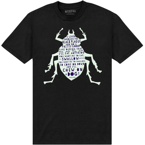 Beetlejuice - Maglietta Uomo/Donna Unisex PN386 (Xl) (Nero)-image