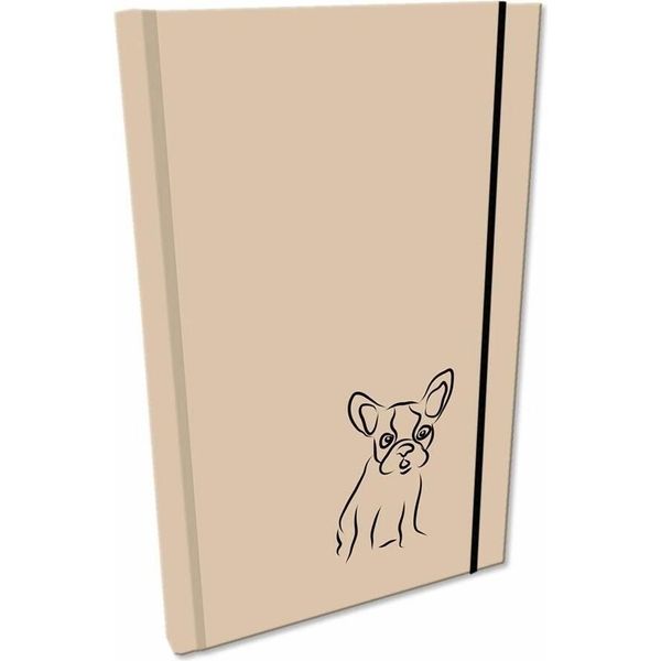 Blocco Note Bee-Bee A5 Liscio, Bulldog Beige - Soft Touch-image