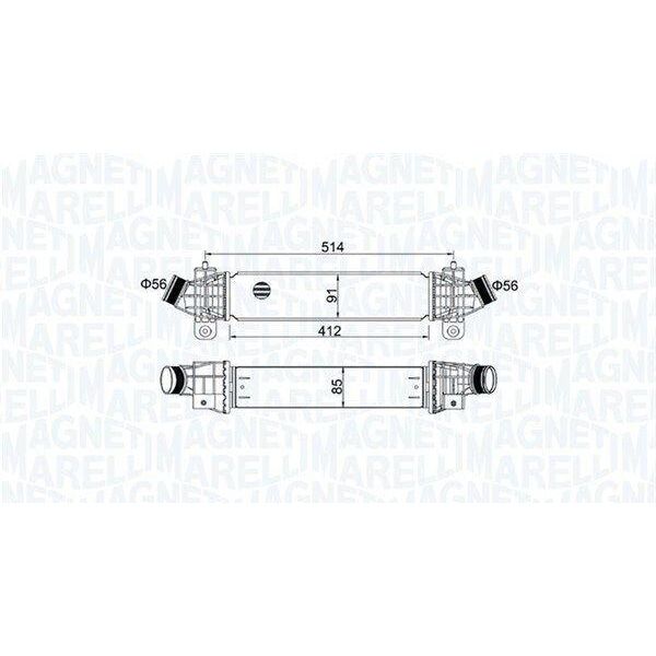Magneti Marelli 351319204970 - Intercooler Oe 1124704 Per Mondeo Iii-image