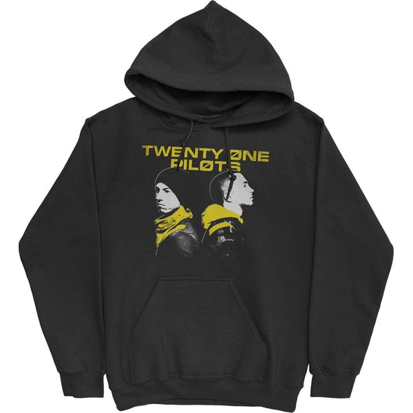 Twenty One Pilots - "Back To Back"" Kapuzenpullover FüR Herren/Damen Unisex RO8589 (Xl) (Schwarz)"-image