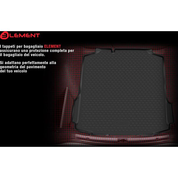 Tappetino Bagagliaio Element 3D Per Hyundai Sonata, 2019->, Berlina, 1 Pezzo.-image