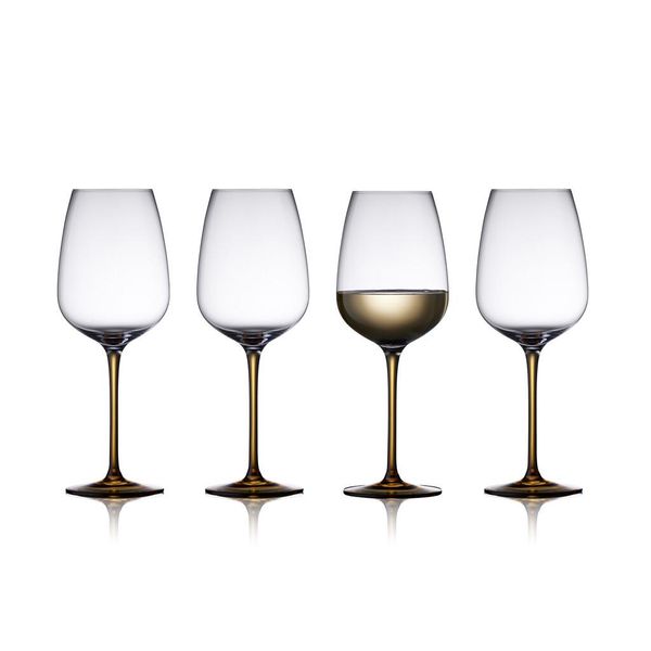 Lyngby Glas Bicchieri Da Vino Vienna 50 Cl (4 Pz) Ambra-image