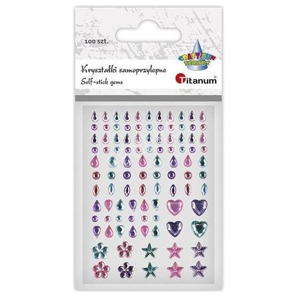 Cristalli Autoadesivi Teardrops Mix 100Pz-image