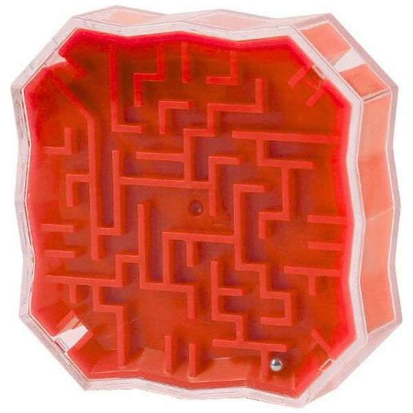 Gioco Di Logica Labirinto Con Palla Rossa-image