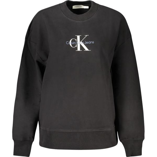 Felpa Rigenerante Calvin Klein A Collo Tondo Con Stampa Logo : Taglia - Xs Taglia: Xs-image