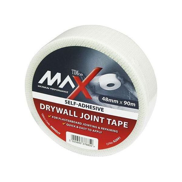 Timco - Nastro Per Giunti In Cartongesso (Dimensioni 90 M X 48 Mm - 1 Pezzo)-image