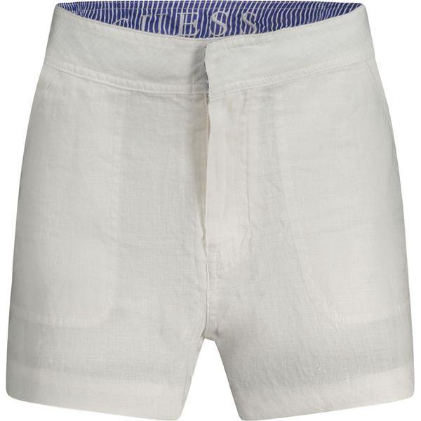 Guess Jeans Pants Corti Donna Bianco : Colore - Bianco, Taglia - Xs Taglia: Xs Colore: Bianco-image