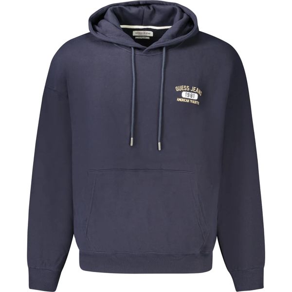 Felpa Con Cappuccio Guess Jeans Con Tasca E Logo Ricamato : Taglia - Xs Taglia: Xs-image