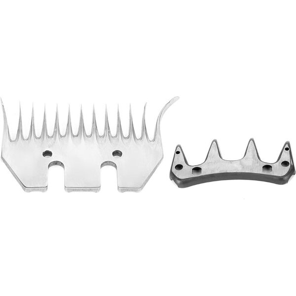 Coltello Per Tosare Le Pecore In Acciaio Inox, Alta Durezza, Ricambio Per Coltello Per Tosare (Lama Curva Con 13 Denti (+ Lama Oscillante))-image