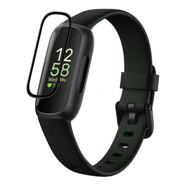 Inf Pellicola Protettiva Per Schermo Fitbit Inspire 3, Pellicola Morbida Curva 3D (Confezione Da 2)-image