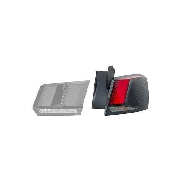 Van Wezel Fanale Posteriore Destro Esterno Adatto Per Peugeot 3008 Suv (M) 3008 Suv-image
