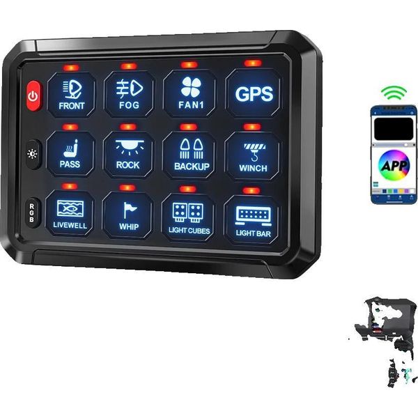 Pannello Di Controllo, Controllo Tramite App, Potenza Elevata, 12 Marce Con App-image