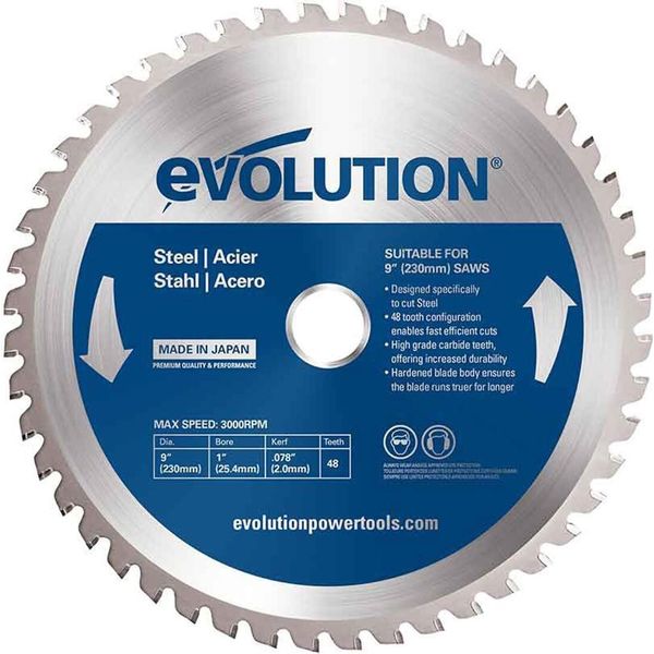 Lama Evolution 230 Mm / 48 Denti In Acciaio Tct Widia Per Motosega-image