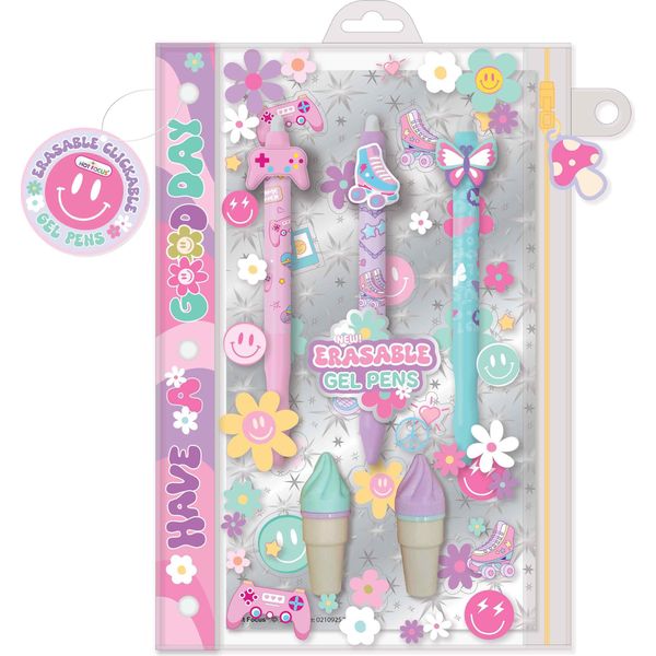 Penne Gel Cancellabili Con Faccina Sorridente-image