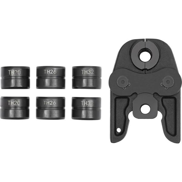Pinze Per Tubi Multistrato - TH16-20-26-32 - Profilo Th 16/20/26/32 Mm - Acciaio Temprato - Manico Diritto - Nero-image