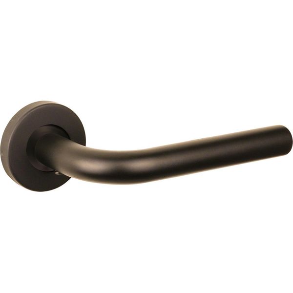 Lavuzo Oristano Maniglia Per Porta In Bronzo Con Rosone Rotondo - Per Set-image
