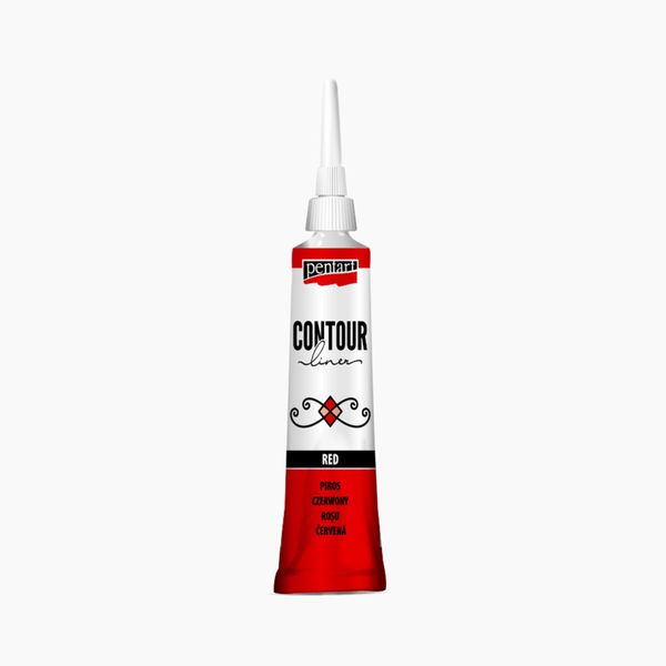 Pentart Contourliner, 20 Ml, Rot-image