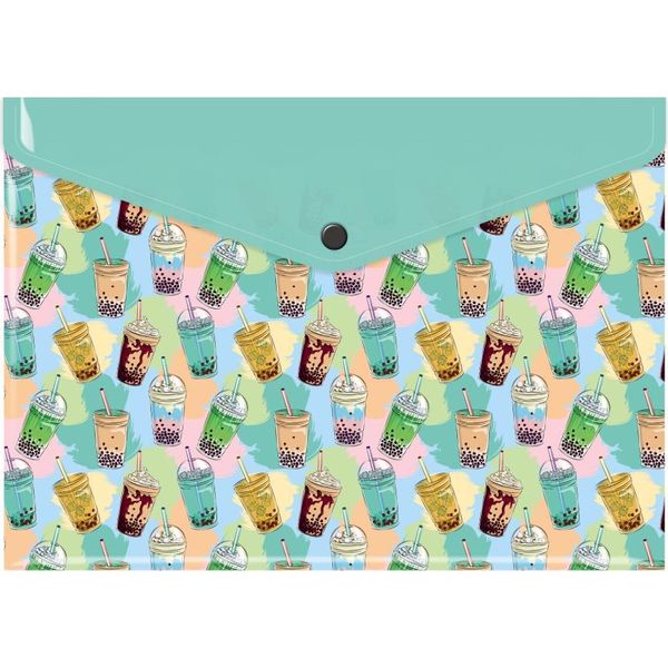 Cartella Busta A4 Pp Stampato Bubble Tea-image