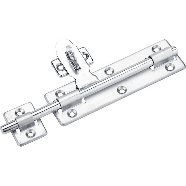 1PC 8 Pollici In Acciaio Inox Sicurezza Inizio Porta Bullone Lucchetto Diapositiva Serratura Finestra Di Blocco-image