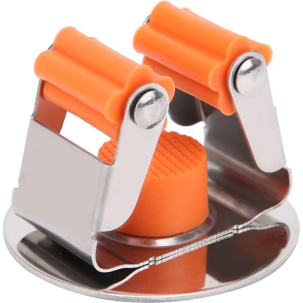 Acciaio Inossidabile Mop Broom Holder Organizer Autoadesivo A Parete Mop Rack Per Garage Cucina Bagnobase Rotonda-image