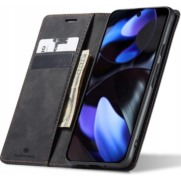 Spacecase Custodia Flip A Portafoglio Per Google Pixel 10/10 Pro Nero-image