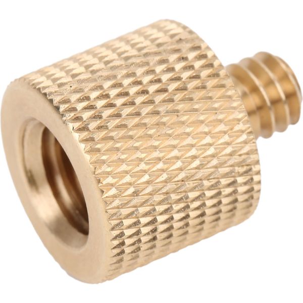 Adattatore A Vite Per Treppiede Goshyda, Convertitore A Vite Per Treppiede In Ottone Metallico Da 1/4 Di Pollice Maschio A 3/8 Di Pollice Femmina, Adattatore A Vite Riduttore Per Microfoni, Treppiedi, Fotocamere (A43)-image