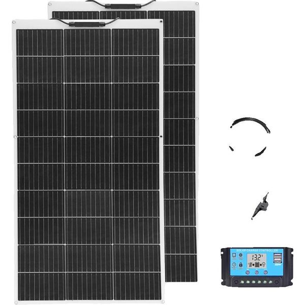 Pannello Solare, Design Flessibile, Alta Efficienza, Kit 12V24V 200W-image