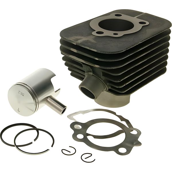 Kit Cilindro Bestprice 50Cc 12Mm Perno Pistone Compatibile Con Piaggio Boss, Bravo, Ciao, Grillo, Si-image