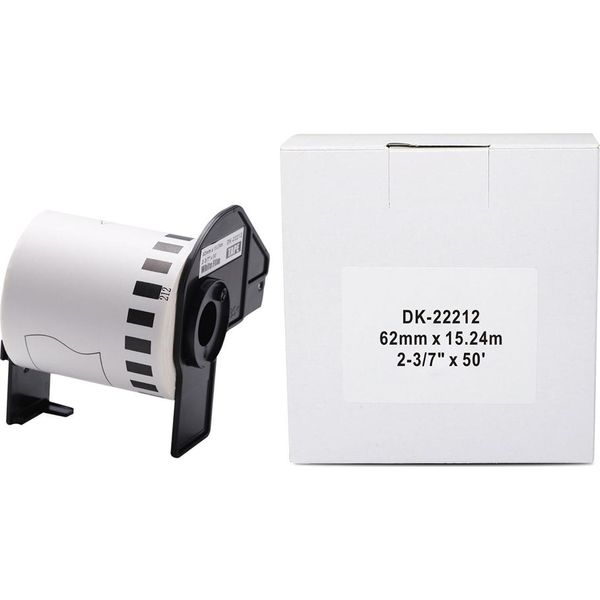 Rillstab B22212 Rillstab Etichette Senza Fine, 62 Mm X 15,24 M, Bianco-image