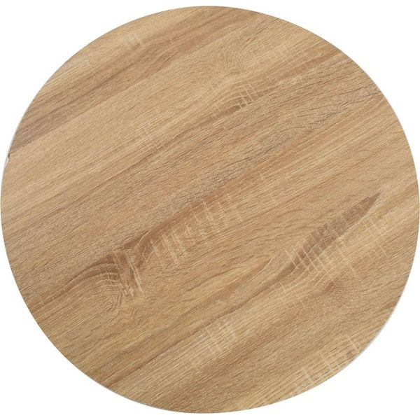 Syfax™ Tavolo Da Bistrot Marrone Chiaro 80 Cm In Mdf-image