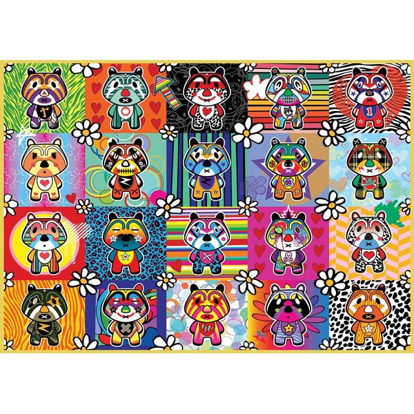Puzzle D'arte Tantan E Momo - 500 Pezzi-image