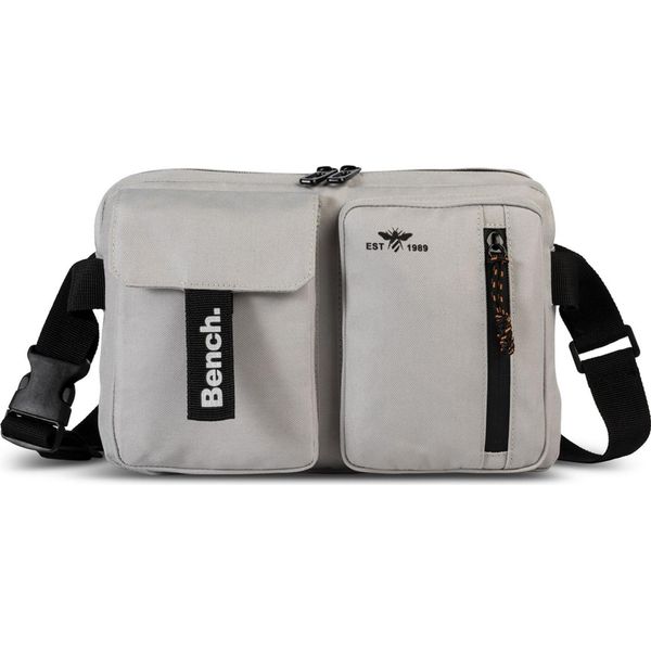 Bench. Borsa A Tracolla Utility Crossbody Bag Light Grey Grigio Chiaro-image