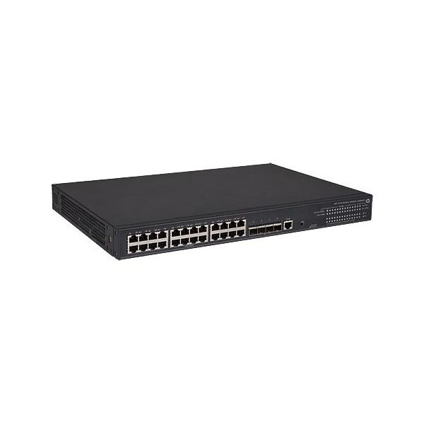 Hewlett Packard Enterprise 5130-24G-Poe+-4Sfp+ (370W) Ei Gestito L3 Gigabit Ethernet (10/100/1000) Connessione Ethernet, Supporto Alimentazione Tramite Poe 1U Nero-image