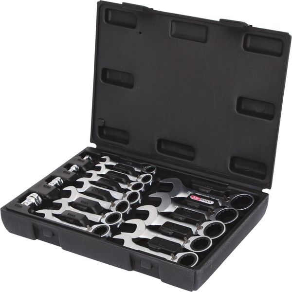 Ks Tools Gearplus Set Di Chiavi Combinate A Cricchetto Corte 16 Pezzi - 503.4653-image