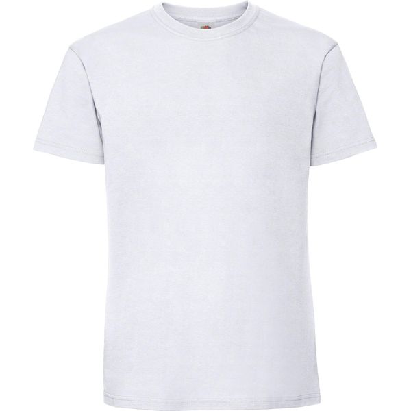 Maglietta Fruit Of The Loom Premium Uomo RW5974 (Xl) (Bianco)-image