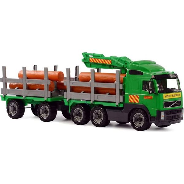 Polesie Volvo Trasportatore Di Legname Con Rimorchio 78X19X25 Cm 1450652-image