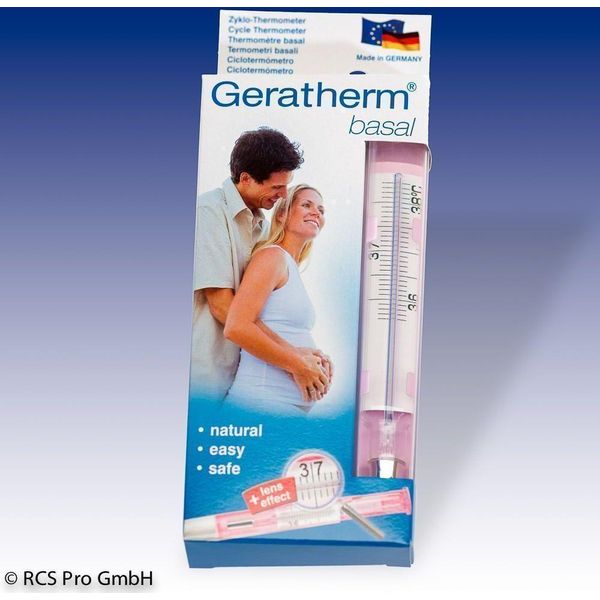 Termometro Analogico Basale Geratherm, 1 Pz. Termometro Clinico-image