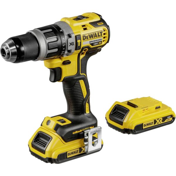 Dewalt DCD796D2-QW Dewalt DCD796D2 Akku-Schlagbohrschrauber-Set 18,0 V, Mit 2 Akkus-image