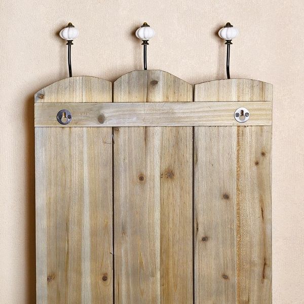 Appendiabiti Da Parete 100X40 Cm Questa è Una Vita 6 Ganci Appendiabiti Pannello Da Ingresso Decorazione In Legno-image