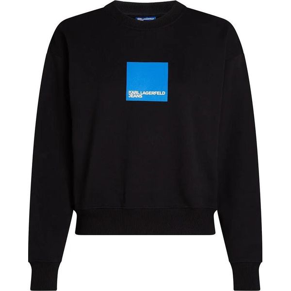 Karl Lagerfeld Reg Box Logo Felpa Nero S Donna Nero S-image