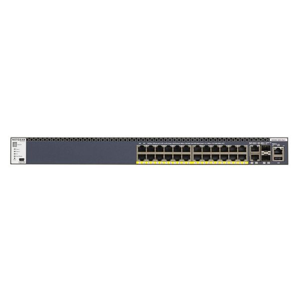 Netgear GSM4328PB-100NES Switch Netgear M4300 GSM4328PB-100NES 28-Port Gb AP1000W Poe-image