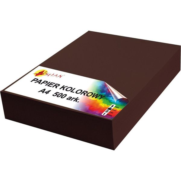 Carta Colorata A4 90G Marrone Scuro V2 500 Fogli-image