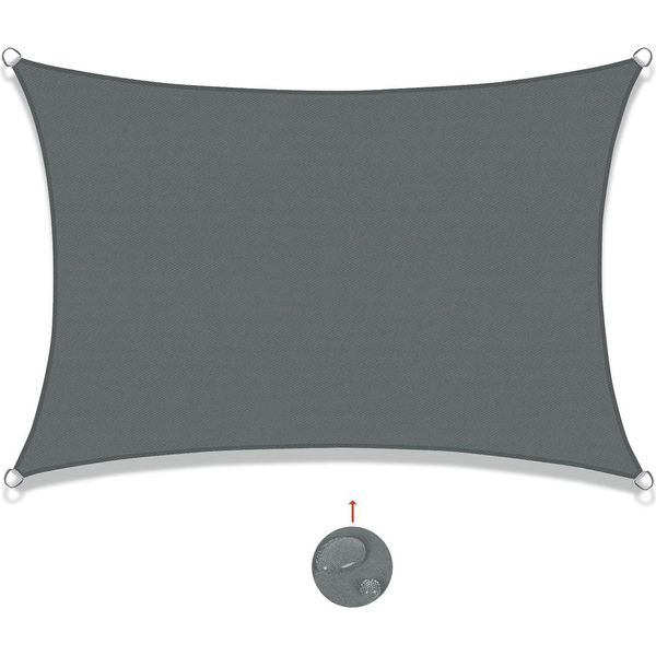 Rectangular Sunshade Sunny Guard 3X4M Waterproof Uv-image