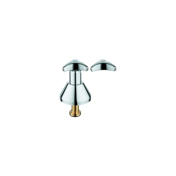 Grohe Oberteil 11330 FüR Up-Ventile Trecorn Griff Markierung Blau 1/2" Chrom (11330000)"-image