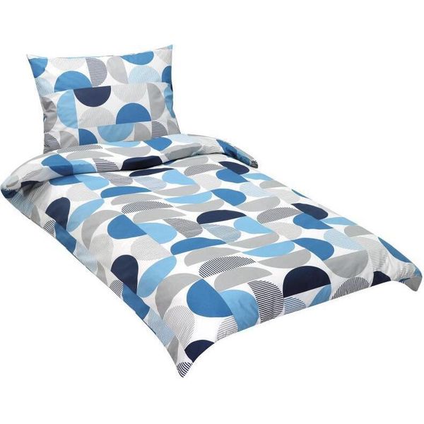 Biancheria Da Letto In Cotone - Blu - 140X200, 70X90-image
