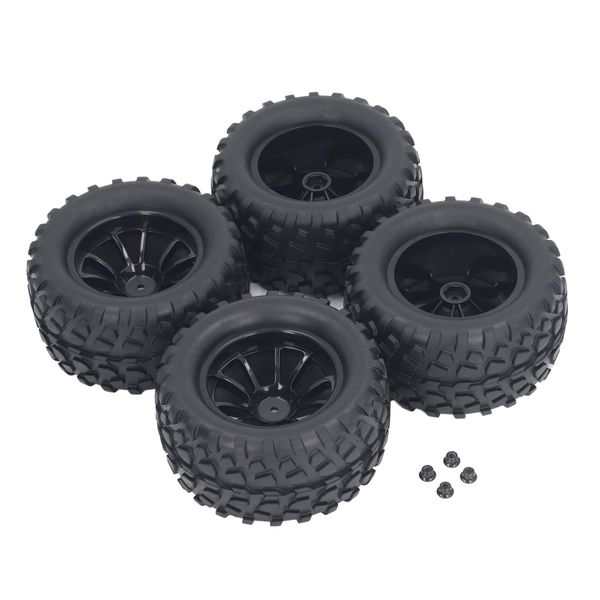 12Mm Hex 1/10 Rc Truck Ruote E Pneumatici, 12Mm Hex Rc Truck Ruote E Pneumatici Set, 1/10 Scale Rc Truck Pneumatici E Ruote, Rc Truck Pneumatici E Ruote Per Axial, Rc Ruote Pneumatici Per Redcat, Rc Car Pneumatici-image