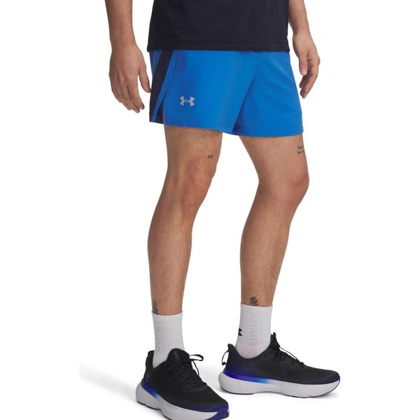 Pantaloncini Under Armour Ua Launch 5'' - Blue Atlantis, GrößE:S-image