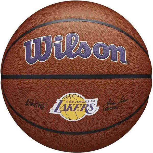 Wilson Nba Team Alliance Los Angeles Lakers Basketballball Braun 7 Braun 7-image